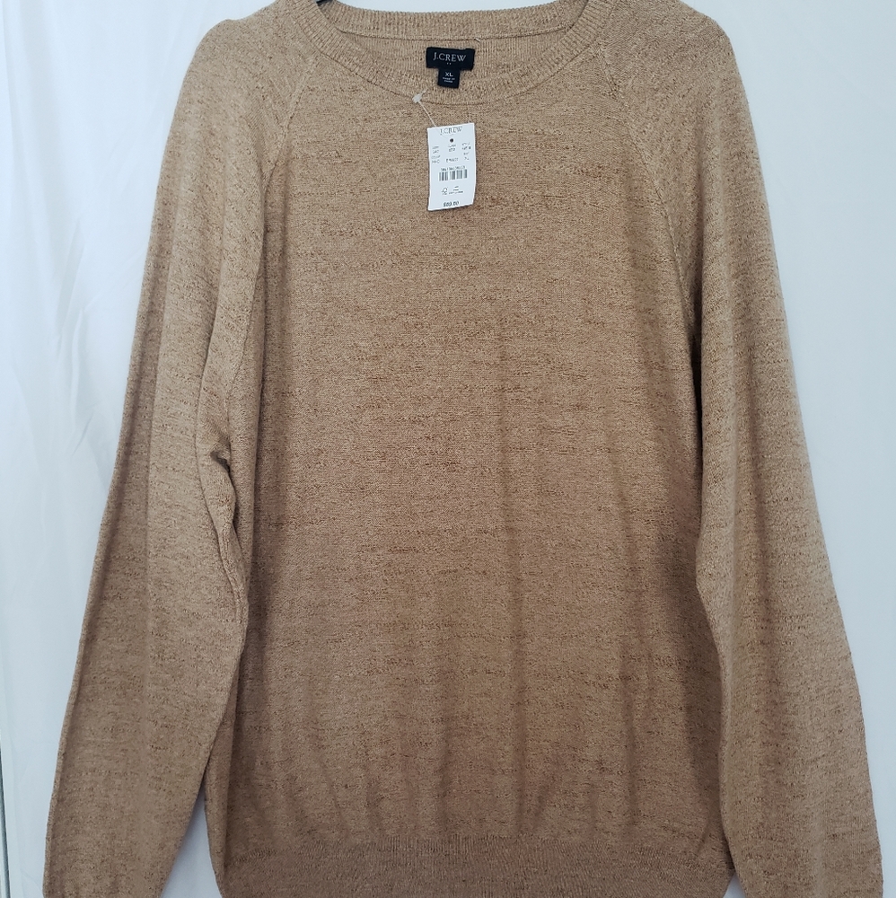 J Crew Men's Textured Crewneck Sweater